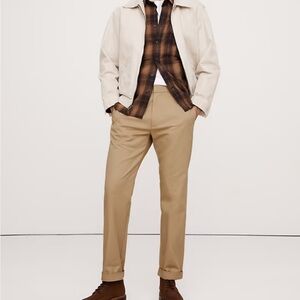 NWT Banana Republic Men's Khaki Italian Stretch Chino straight fit 32x30